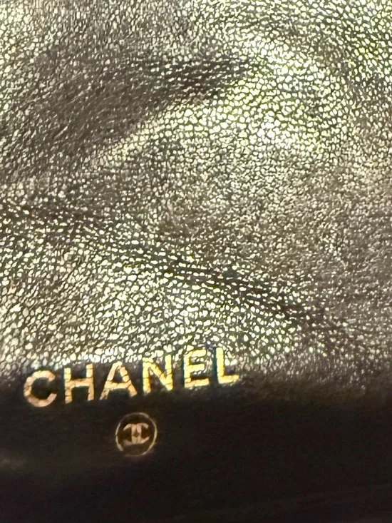 ✨ CHANEL Bicolore Quilted CC Logo Lambskin Long Bifold Wallet - Black ✨ - Picture 5 of 13